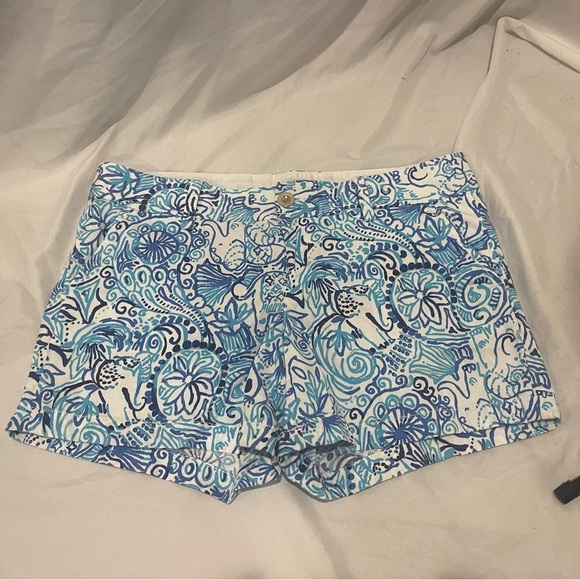 LILLY PULITZER The Walsh Short Size 10  Hippy Happy Shake - Picture 3 of 13